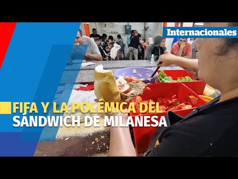 Un video de la FIFA siembra la polémica por un plato típico argentino: el sándwich de milanesa