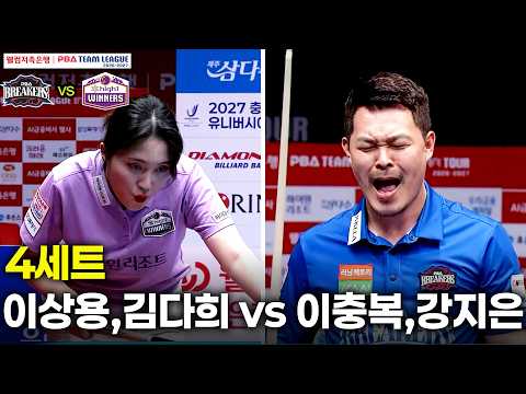 4세트 브레이커스( vs 하이원리조트( 팀리그 26-27 3R]