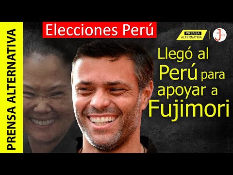 Leopoldo López hace campaña contra Pedro Castillo!