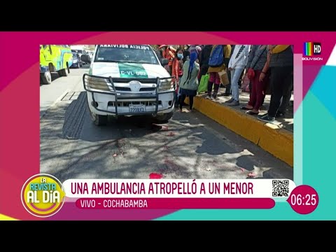 Una ambulancia atropelló a una familia