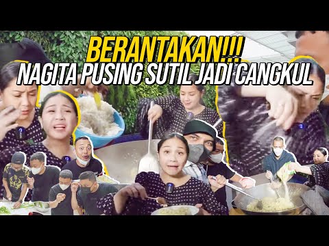 NAGITA DI BANTU KARYAWAN COWO MASAKAN JADI ANEH!!