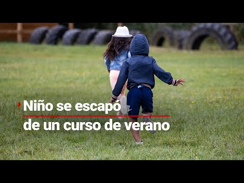 ¡Nadie se dio cuenta! | Menor de edad ESCAPÓ de un curso de verano y se alejó casi medio kilómetro