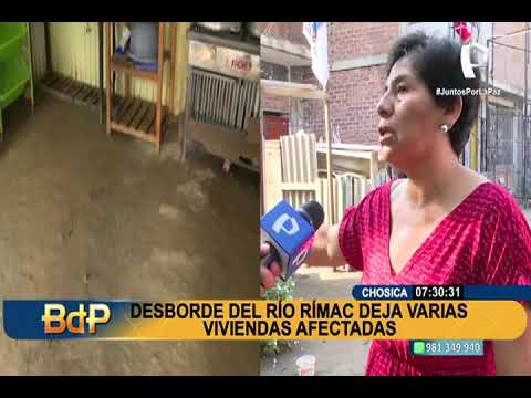 Chosica: piden ayuda para familias afectadas por inundaciones