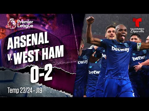 Highlights & Goles: Arsenal v. West Ham 0-2 | Premier League | Telemundo Deportes