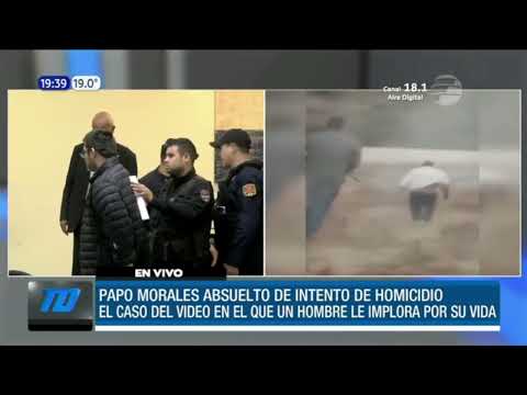 Papo Morales, absuelto de intento de homicidio
