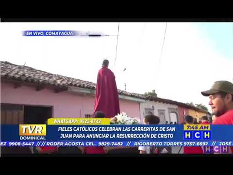 La colonial Comayagua se suma a celebración de la resurrección