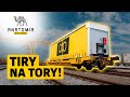 Naczepa, ktra jedzi kolej - transport intermodalny
