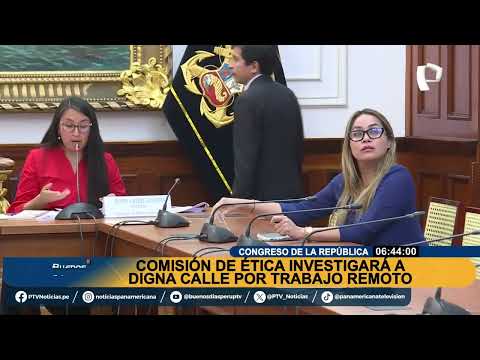 Digna Calle: Congreso aprueba informe que recomienda investigar a la parlamentaria