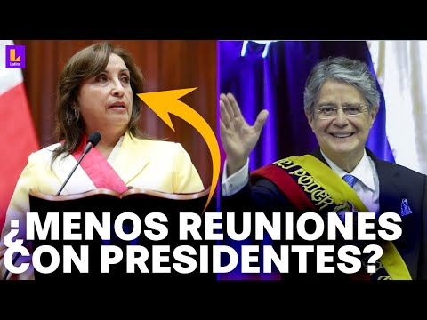 ¿Pocas reuniones de Dina en Nueva York? La diferencia entre presidentes de Perú y Ecuador