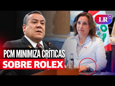 GUSTAVO ADRIANZÉN minimiza críticas por ROLEX de BOLUARTE: Declaremos también los lapiceros | #LR