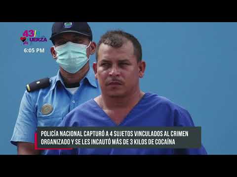 Capturan a 4 sujetos asociados al crimen organizado en Managua - Nicaragua
