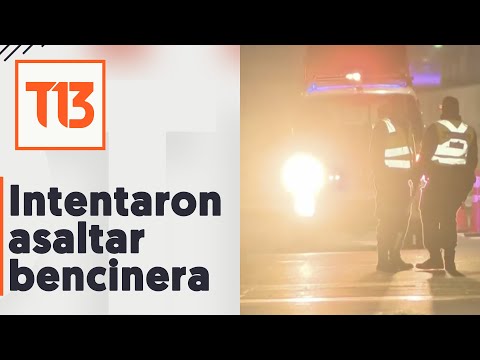 4 detenidos: Persecución policial tras intento de asalto a bencinera terminó con corte de tránsito