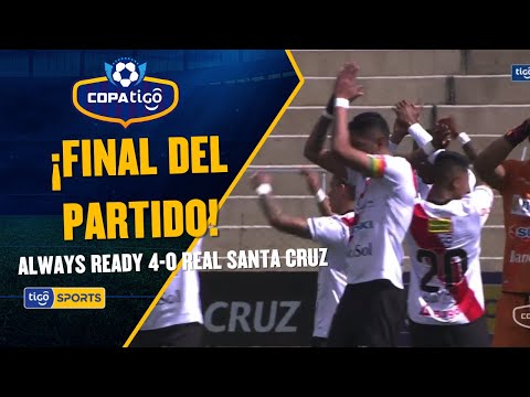 Final del Partido!!! Always Ready gana por goleada a Real Santa Cruz.  #TigoSportsBolivia
