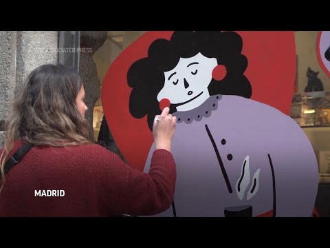 Street artists turn Madrid into open-air gallery
