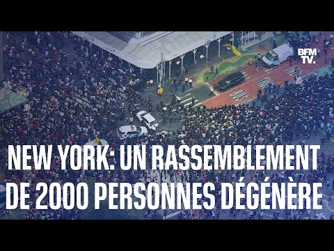 À New York, un rassemblement de plus de 2000 personnes dégénère en violences de rue
