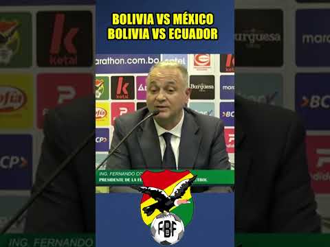 BOLIVIA JUGARÁ AMISTOSO CONTRA MEXICO #shorts #bolivia #futbol