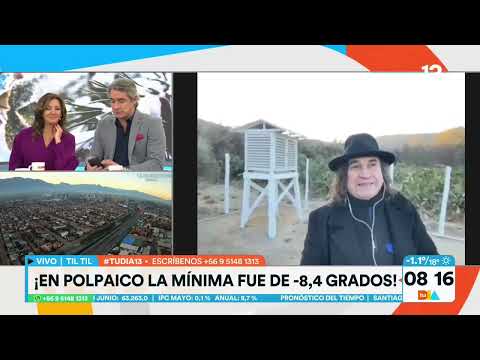 Polpaico: El lugar más frío de la Región Metropolitana. Tu Día, Canal 13