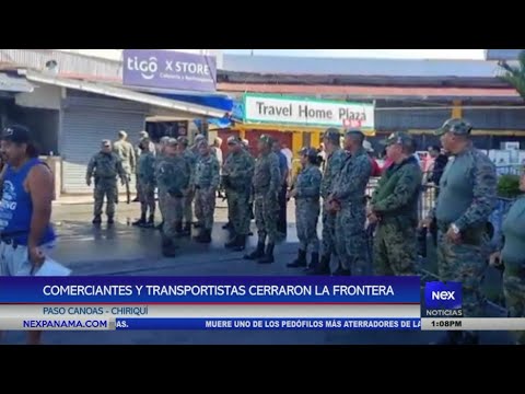 Comerciantes y transportistas cerraron la frontera en Paso Canoas