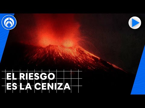 Popocatépetl cede, pero semáforo amarillo fase 3 permanece