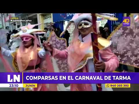 Comparsas en el carnaval de Tarma