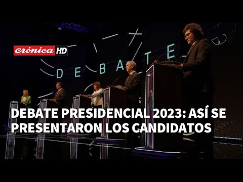 Segundo debate presidencial 2023: así se presentaron los candidatos