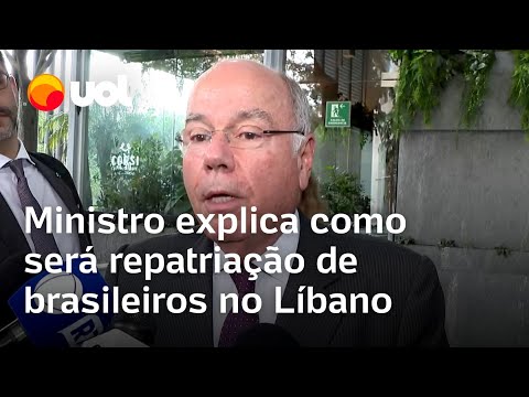 Líbano sob ataque: Brasil espera repatriar até 240 brasileiros até o fim desta semana, diz chanceler