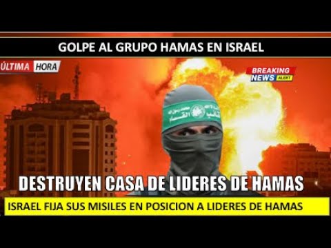 GOLPE A HAMAS ISRAEL destruye residencias de LOS ALTOS MANDOS