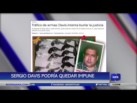 Sergio Davis podría quedar impune, en caso tráfico de armas