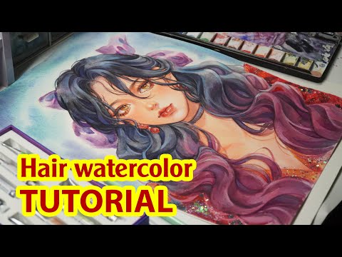 EasyDrawingWatercolorHair