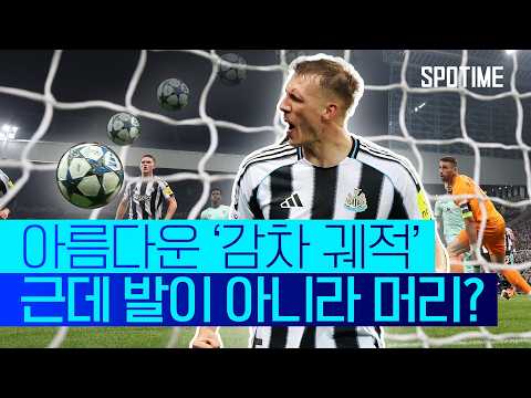 머리로 ZD 가능? 뉴캐슬 댄 번이 해냈다!  #UCL