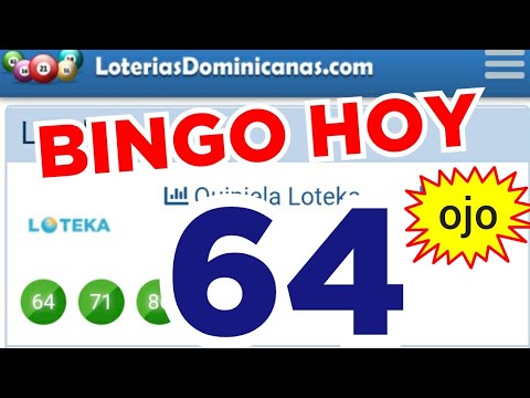 RESULTADOS de HOY..! (( 64 )) BINGO hoy...!! loteria LOTEKA DE HOY...! NÚMEROS RECOMENDADOS PARA HOY