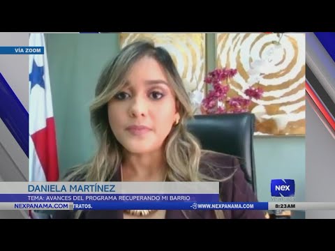 Entrevista a Daniela Martínez, sobre los avances del programa recuperando Mi Barrio