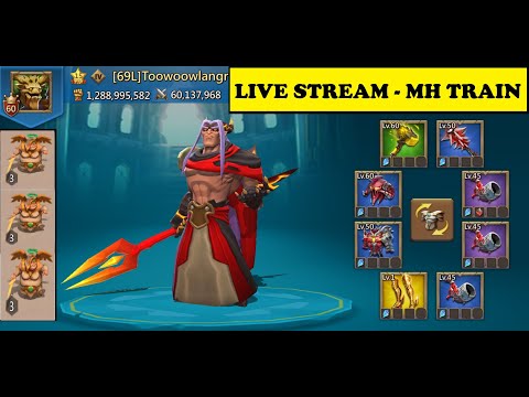 Lords Mobile - PRE GUILD FEST  MH TRAIN - BON APPETI & NO NOCEROS PLEASE  - Mirage Realm choice