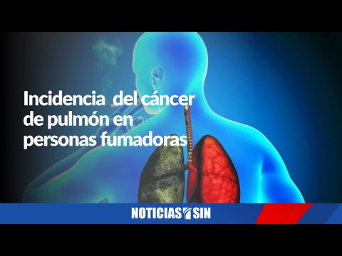 Incidencia  del cáncer de pulmón en personas fumadoras
