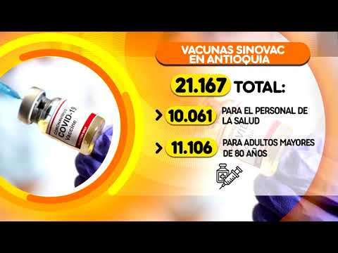 27.995 dosis de Pfizer y Sinovac llegarán a Antioquia - Telemedellín