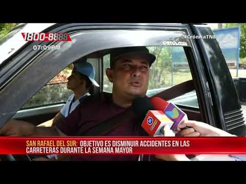 Policía Nacional de San Rafael del Sur inicia plan de seguridad vial – Nicaragua
