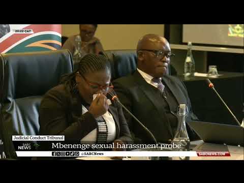 [GRAPHIC CONTENT] Judicial Conduct Tribunal | Day six of Mbenenge's sexual harassment probe