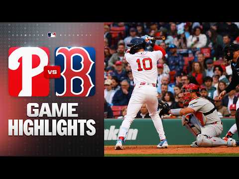 필라델피아 필리스 vs 보스턴 레드삭스 경기 하이라이트 (5/13/26) | MLB 하이라이트