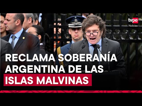 Javier Milei reitera reclamo por las Islas Malvinas y llama a argentinos a reconciliarse con FFAA