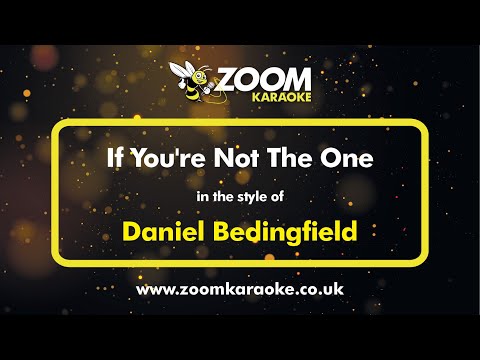 Daniel Bedingfield - If You're Not The One - Karaoke Version from Zoom Karaoke