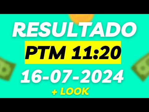 Resultado  jogo do bicho ao vivo PTM 16_07_2024