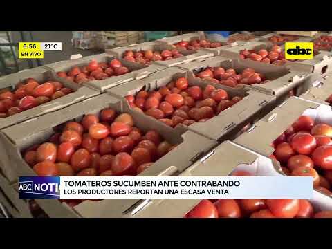 Tomateros sucumben ante contrabando