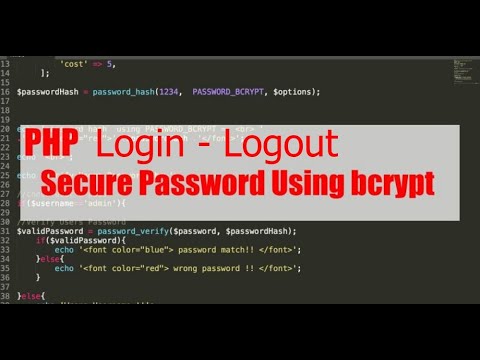 PHP-Login-Logout-เข้ารหัส-pass