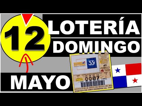 Resultados Sorteo Loteria Domingo 12 de Mayo 2024 Loteria Nacional de Panama Sorteo Dominical de Hoy