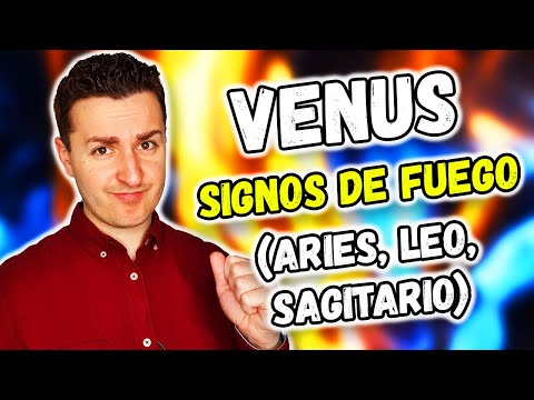 Significado de VENUS en SIGNOS de FUEGO: ARIES, LEO y SAGITARIO | Astrología