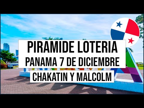 Pirámide Lotería de Panamá Miércoles 7 de Diciembre 2022 - Pirámide de Chakatin y Malcolm Ramos