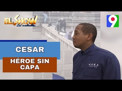 Cesar, Héroe sin capa que salvo vida de joven en el desnivel de la 27 | El Show del Mediodía