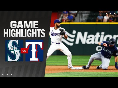 Mariners vs. Rangers Game Highlights (9/21/24) | MLB Highlights