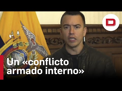 El presidente de Ecuador declara un «conflicto armado interno» y ordena «neutralizar» al narco