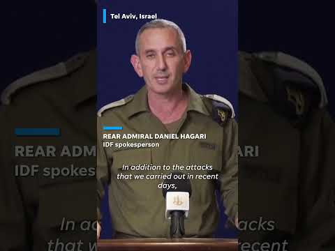 Israel Defense Forces announce expanding of ground activity in Gaza Strip #Shorts